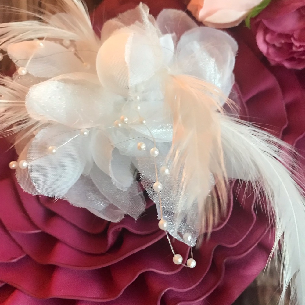 💐Derby bridal Fascinator fashion veil hat 👑